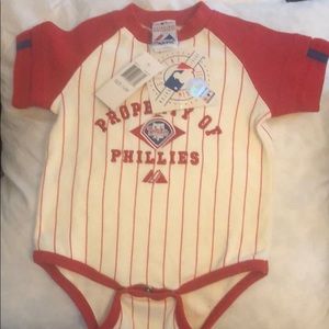 **Brand New** 3-6M Phillies Onesie
